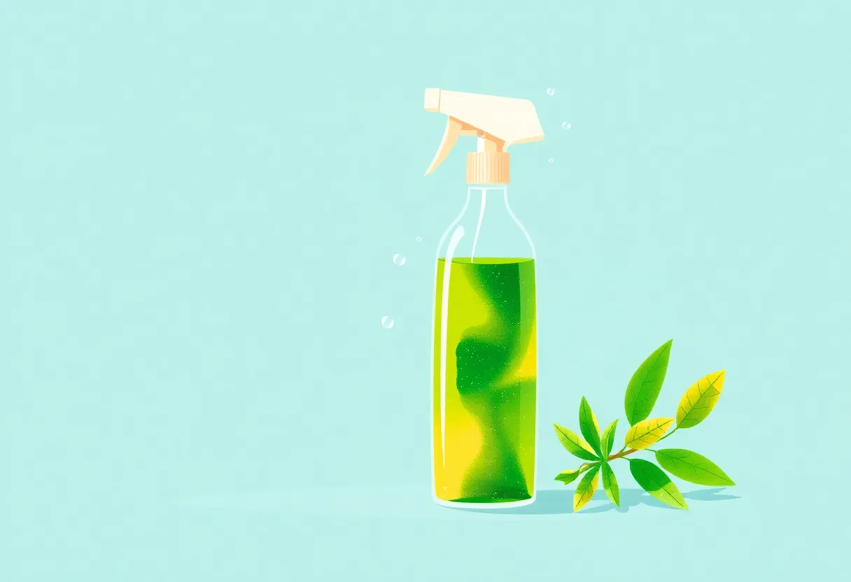 Bouteilles de produits de nettoyage écologiques Camer Clean pour un nettoyage durable et respectueux de l'environnement