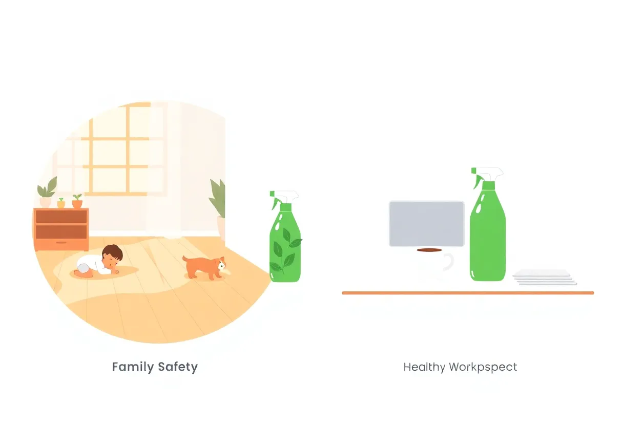 Produits de nettoyage écologiques Camer Clean pour la famille et les espaces de travail