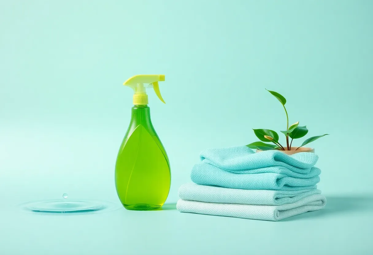 Services ménagers éco-friendly avec produits de nettoyage naturels chez Camer Clean