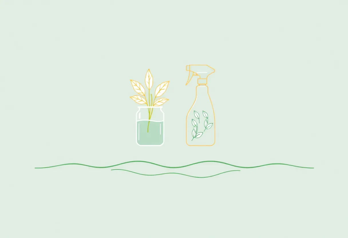Nettoyage vert avec des produits écologiques pour un entretien durable de votre habitat ou entreprise