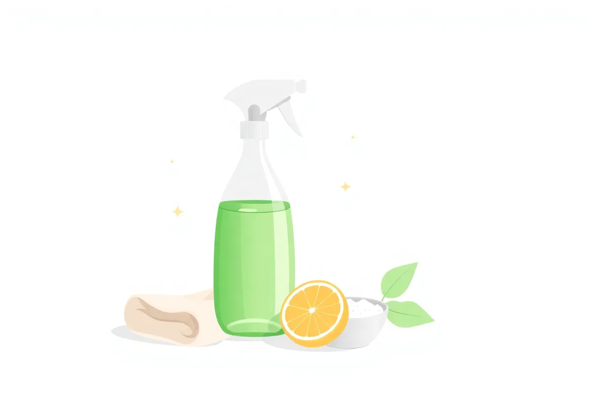 Nettoyage durable avec des produits écologiques pour une maison saine et respectueuse de l'environnement