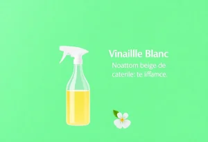 Illustration d'un flacon d'huile essentielle avec feuilles d'eucalyptus et fleurs de lavande